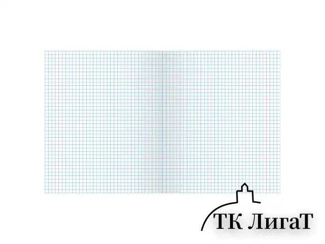 Тетрадь ЗЕЛЁНАЯ обложка 12 л., клетка с полями, офсет, "Маяк", Т5012Т2 5Г