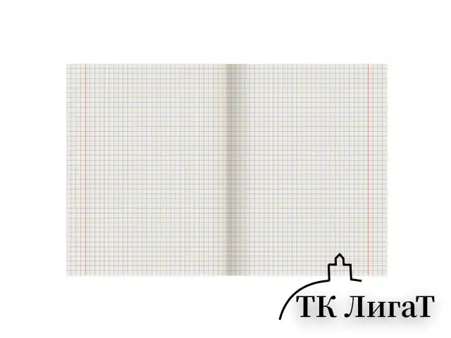 Тетрадь ЗЕЛЁНАЯ обложка 12 л., клетка с полями, офсет №2 ЭКОНОМ, "ПИФАГОР", 104984