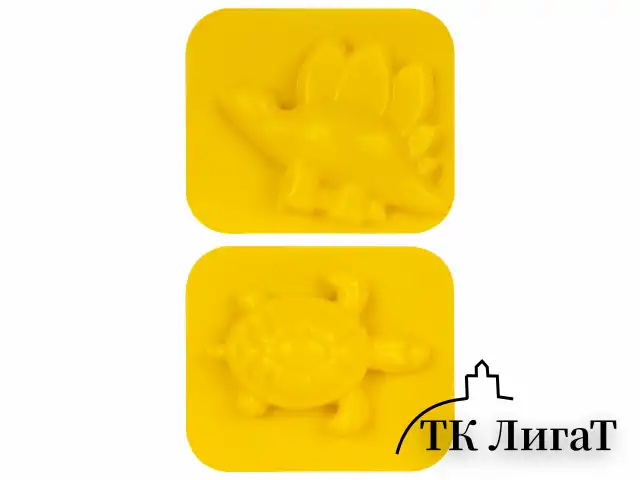 Песок для лепки кинетический ЮНЛАНДИЯ, синий, 500 г, 2 формочки, ведерко, 104996