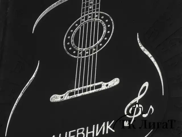 Дневник для музыкальной школы 140х210 мм, 48 л., обложка кожзам твердая, фольга, BRAUBERG, справочный материал, черный, 105502