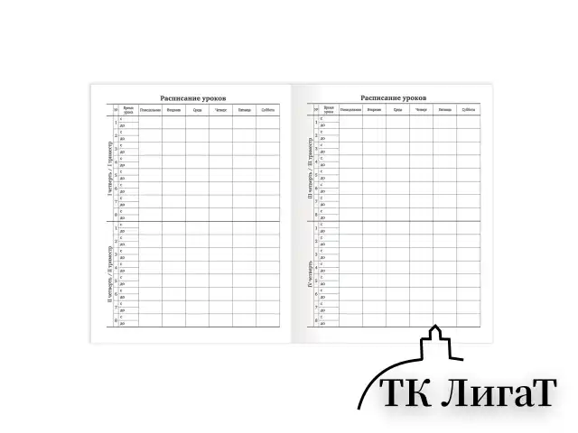 Дневник 1-11 класс 40 л., на скобе, ПИФАГОР, обложка картон, БЕЛЫЙ, 105509
