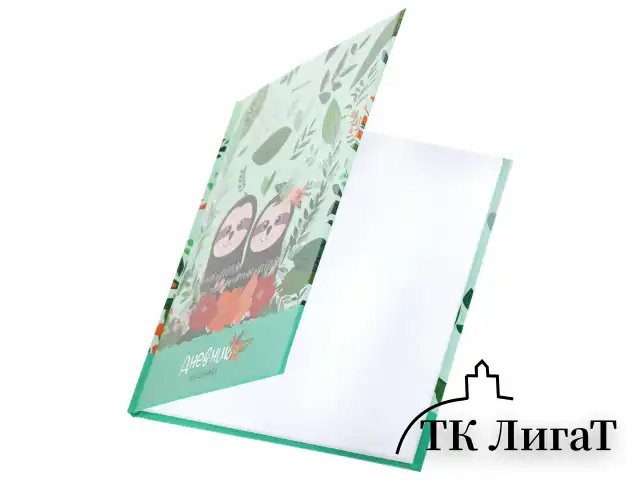 Дневник 1-4 класс 48 л., твердый, BRAUBERG, глянцевая ламинация, с подсказом, "Ленивцы", 106361