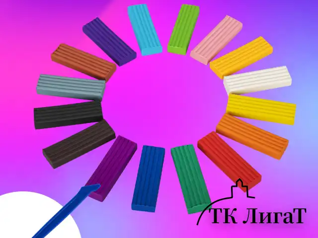 Пластилин классический BRAUBERG KIDS, 16 цветов, 320 г, со стеком, 106508