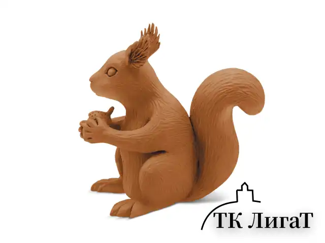 Пластилин скульптурный BRAUBERG ART CLASSIC, терракотовый, 1 кг, мягкий, 106523