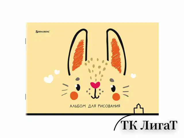 Альбом для рисования А4, 24 листа, скоба, обложка картон, BRAUBERG, 203х288 мм, "МИКС-1", 107106