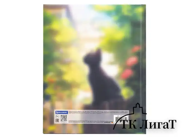Дневник 1-11 класс 40 л., твердый, BRAUBERG, матовая ламинация, "Cute Cat", 107180