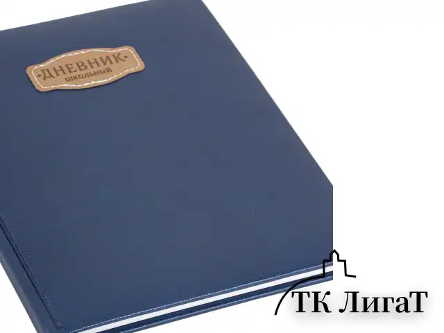 Дневник 1-11 класс 48 л., кожзам (твердая с поролоном), нашивка, BRAUBERG IGUANA, синий, 107226