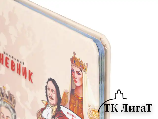 Дневник 1-11 класс 48 л., кожзам (твердая), печать, цветной блок, BRAUBERG, "Великие Люди", 107232