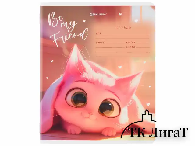 Тетрадь 12 л. BRAUBERG клетка, обложка картон, МИКС-1, 107268