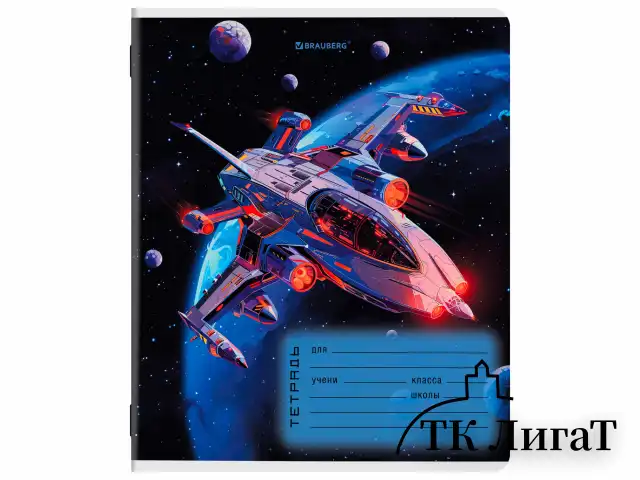 Тетрадь 12 л. BRAUBERG клетка, обложка картон, МИКС-2, 107269