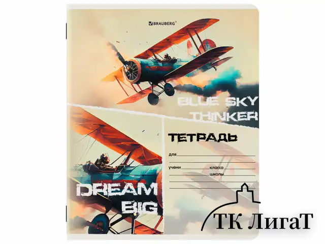 Тетрадь 12 л. BRAUBERG клетка, обложка картон, МИКС-3, 107270