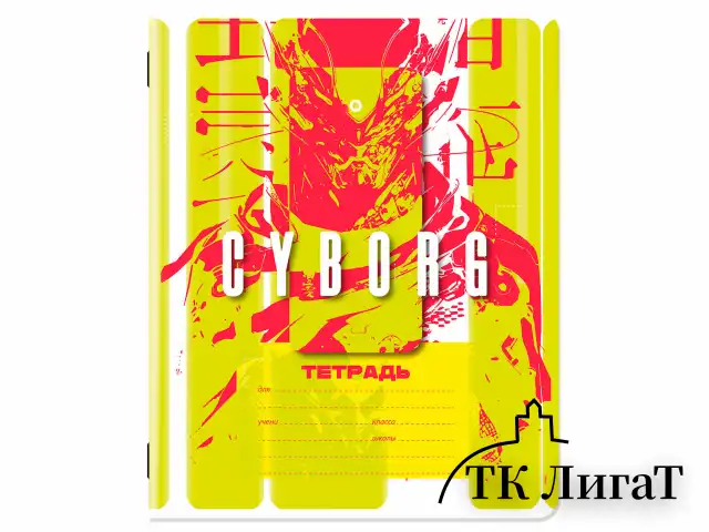 Тетрадь 18 л. ЮНЛАНДИЯ линия, обложка картон, STREET STYLE, 107303