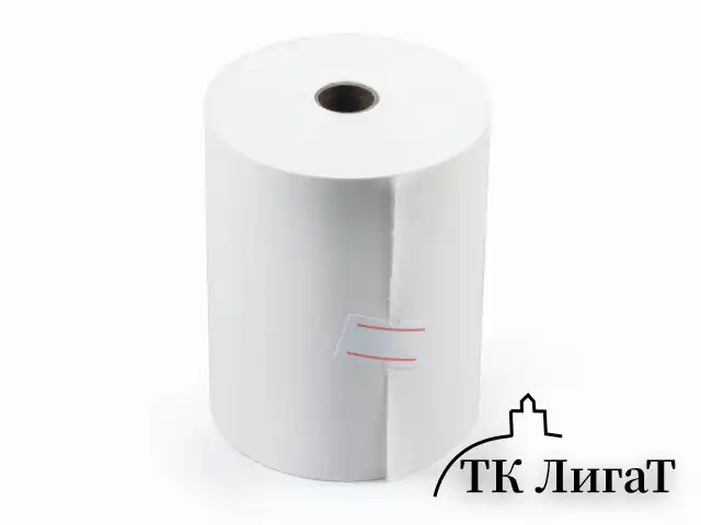 Чековая лента ТЕРМОБУМАГА 80 мм (диаметр 66-73 мм, длина 60 м, втулка 12 мм) КОМПЛЕКТ 6 шт., STAFF, 110449