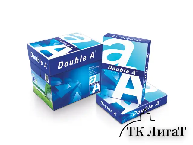 Бумага офисная А4, 80 г/м2, 500 л., марка А+, DOUBLE A, ЭВКАЛИПТ, Таиланд, 172% (CIE)