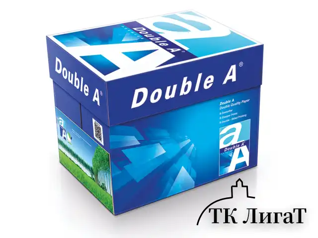Бумага офисная А4, 80 г/м2, 500 л., марка А+, DOUBLE A, ЭВКАЛИПТ, Таиланд, 172% (CIE)