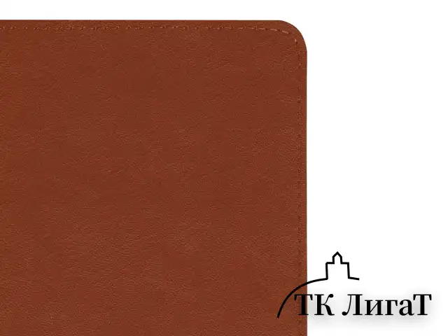 Тетрадь А5 (148x218 мм), BRAUBERG "Office PRO", гибкая, под кожу, гребень, 80 л., коричневая, 111044