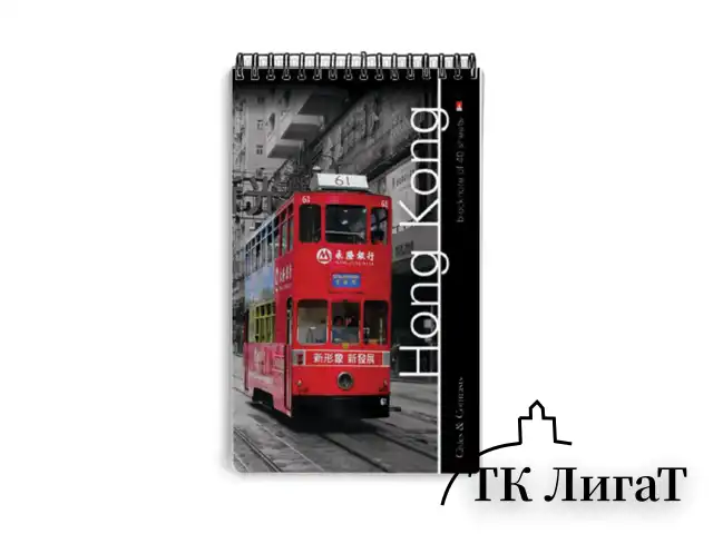 Блокнот А5, 40 л., гребень, ламинированный картон, клетка, Альт, "Города", (5 видов), 3-40-463