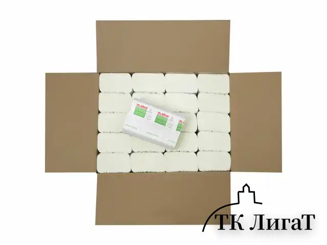 Полотенца бумажные 200 шт., LAIMA (H2) ADVANCED WHITE, 2-слойные, белые, КОМПЛЕКТ 20 пачек, 24х21,5, Z-сложение, 111338
