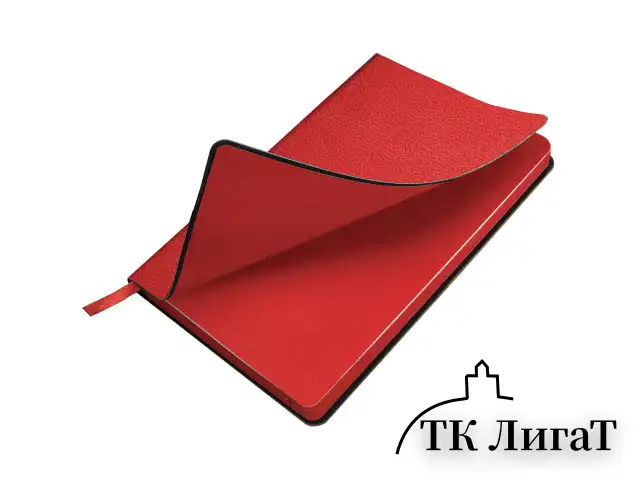 Ежедневник недатированный А5 (138х213 мм) BRAUBERG "Stylish", кожзам, гибкий, 160 л., красный, 111865