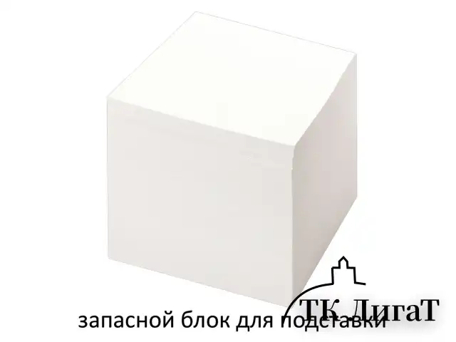 Блок для записей STAFF непроклеенный, куб 8х8х8 см, белый, белизна 90-92%, 111980