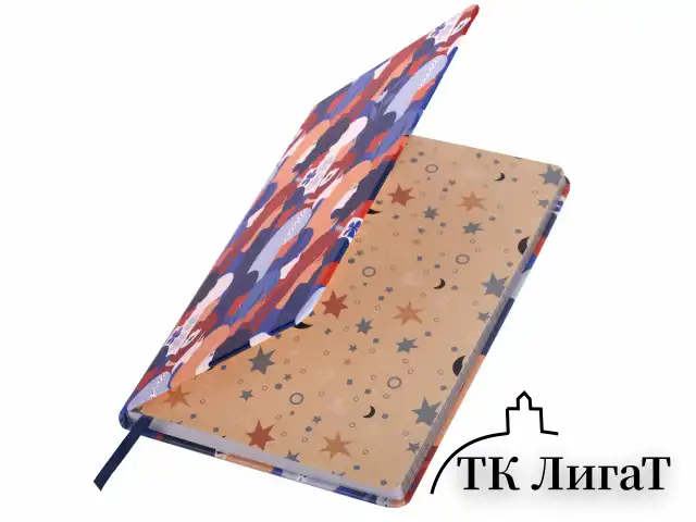 Блокнот А5 (143x210 мм), BRAUBERG VISTA "Beauties", под кожу, твердый, срез фольга, 80 л., 112065