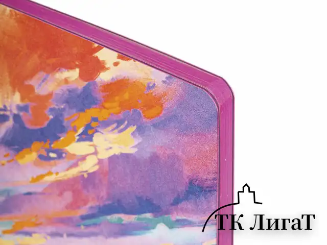 Блокнот А5 (143x210 мм), BRAUBERG VISTA "Color clouds", под кожу, гибкий, 80 л., 112068