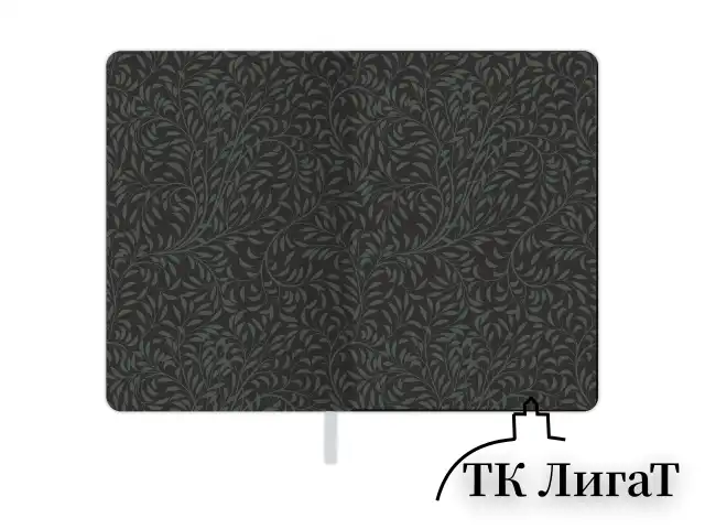 Блокнот А5 (143x210 мм), BRAUBERG VISTA "Bloom", под кожу, твердый, срез фольга, 80 л., 112071