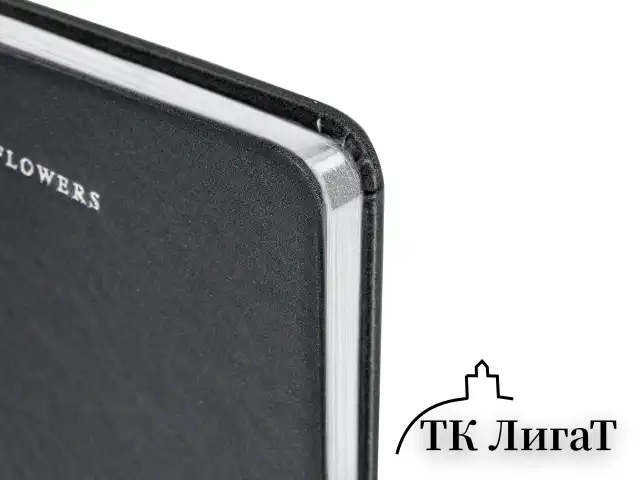 Блокнот А5 (143x210 мм), BRAUBERG VISTA "Bloom", под кожу, твердый, срез фольга, 80 л., 112071