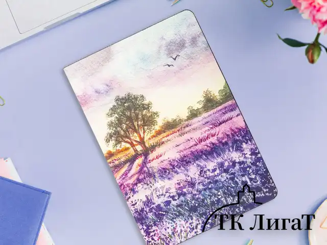Блокнот А5 (143x210 мм), BRAUBERG VISTA "Violet", под кожу, гибкий, 80 л., 112074