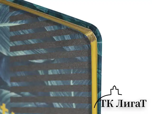 Блокнот А5 (143x210 мм), BRAUBERG VISTA "Nature", под кожу, твердый, срез фольга, 80 л., 112078