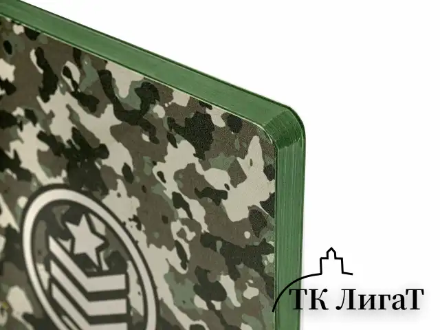 Блокнот А5 (143x210 мм), BRAUBERG VISTA "Military", под кожу, гибкий, 80 л., 112085