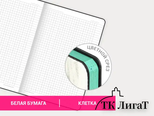 Блокнот А5 (143x210 мм), BRAUBERG VISTA "District", под кожу, гибкий, 80 л., 112087
