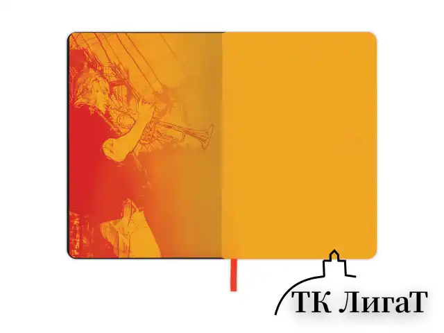 Блокнот А5 (143x210 мм), BRAUBERG VISTA "Jazz", под кожу, гибкий, 80 л., 112089