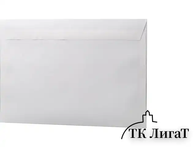 Конверты С4 (229х324 мм), клей, 90 г/м2, КОМПЛЕКТ 250 шт., внутренняя запечатка, 71205, С4НКР-250