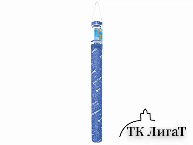 Карта мира политическая 101х70 см, 1:32М, с ламинацией, интерактивная, в тубусе, BRAUBERG, 112382