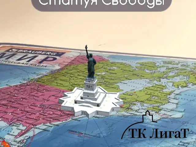 Карта мира политическая 117х80 см, 1:28М, с ламинацией, интерактивная, в тубусе, BRAUBERG, 112385