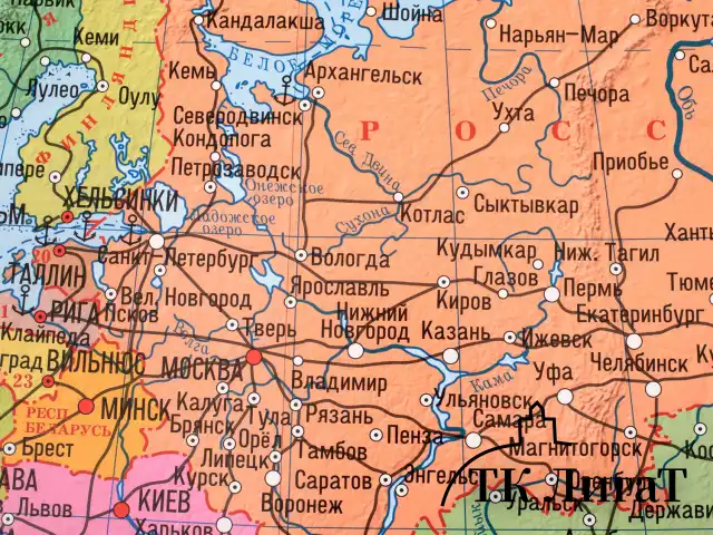 Карта мира политическая 199х134 см, 1:15,5М, с ламинацией, интерактивная, европодвес, BRAUBERG, 112387
