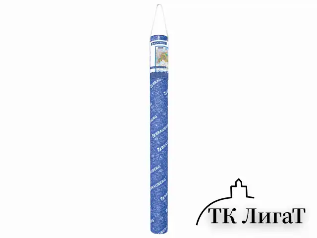 Карта России политико-административная 101х70 см, 1:8,5М, интерактивная, в тубусе, BRAUBERG, 112396