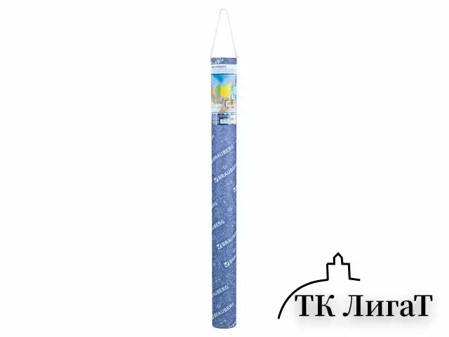 Карта России политико-административная 157х107см, 1:5,5М, в тубусе, интерактивная, BRAUBERG, 112400