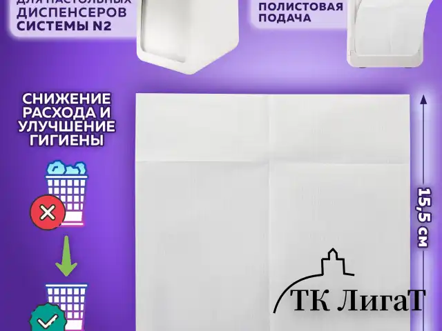 Салфетки бумажные для диспенсера, LAIMA (N2) PREMIUM, 1-слойные, КОМПЛЕКТ 30 пачек по 100 шт., 17x15,5 см, белые, 112509