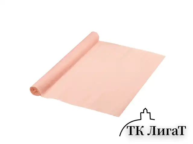 Бумага гофрированная/креповая, 110 г/м2, 50х250 см, персиковая, в рулоне, ОСТРОВ СОКРОВИЩ, 112535