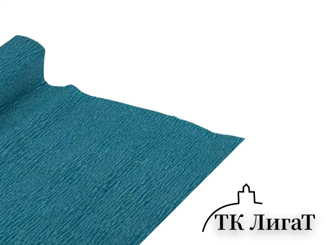 Бумага гофрированная/креповая, 110 г/м2, 50х250 см, морская волна, в рулоне, ОСТРОВ СОКРОВИЩ, 112536