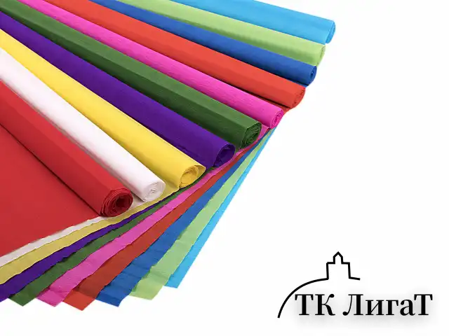 Бумага гофрированная/креповая, 32 г/м2, 50х250 см, 10 рулонов, яркие цвета, BRAUBERG, 112556