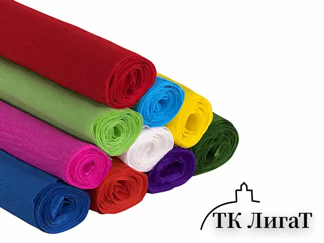 Бумага гофрированная/креповая, 32 г/м2, 50х250 см, 10 рулонов, яркие цвета, BRAUBERG, 112556
