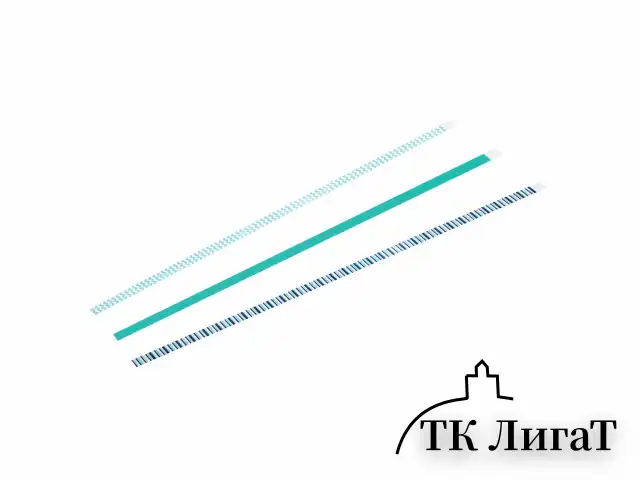 Закладки-ляссе фактурные для книг А4 (длина 38 см) "ЛАЗУРЬ", клейкий край, 3 ленты, ПИФАГОР, 112970