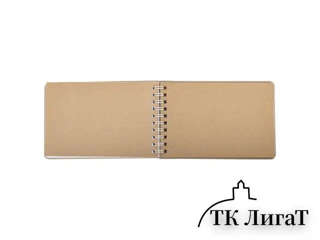 Скетчбук, белая бумага 120 г/м2 + крафт 80 г/м2 142х212 мм, 60 + 20 л., гребень, BRAUBERG ART DEBUT, 112981