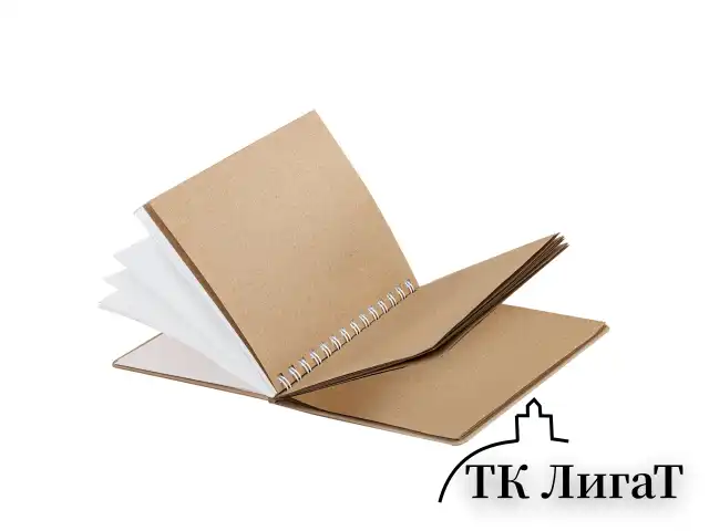 Скетчбук, белая бумага 120 г/м2 + крафт 80 г/м2 195х195 мм, 60 + 20 л., гребень, BRAUBERG ART DEBUT, 112983
