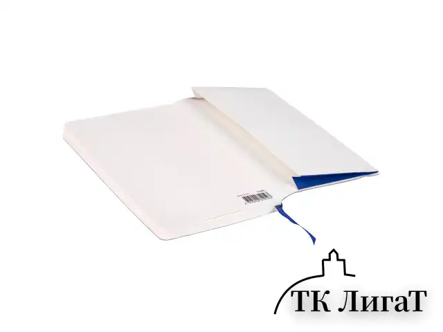 Блокнот А5 (130х210 мм), BRAUBERG ULTRA, под кожу, 80 г/м2, 96 л., клетка, темно-синий, 113005