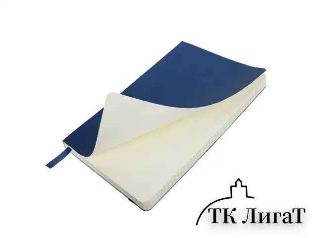 Блокнот А5 (130х210 мм), BRAUBERG ULTRA, под кожу, 80 г/м2, 96 л., клетка, темно-синий, 113005