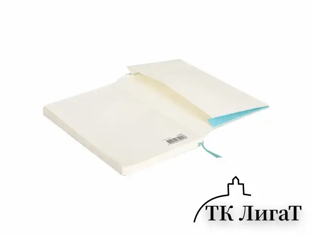 Блокнот А5 (130х210 мм), BRAUBERG ULTRA, под кожу, 80 г/м2, 96 л., клетка, бирюзовый, 113009